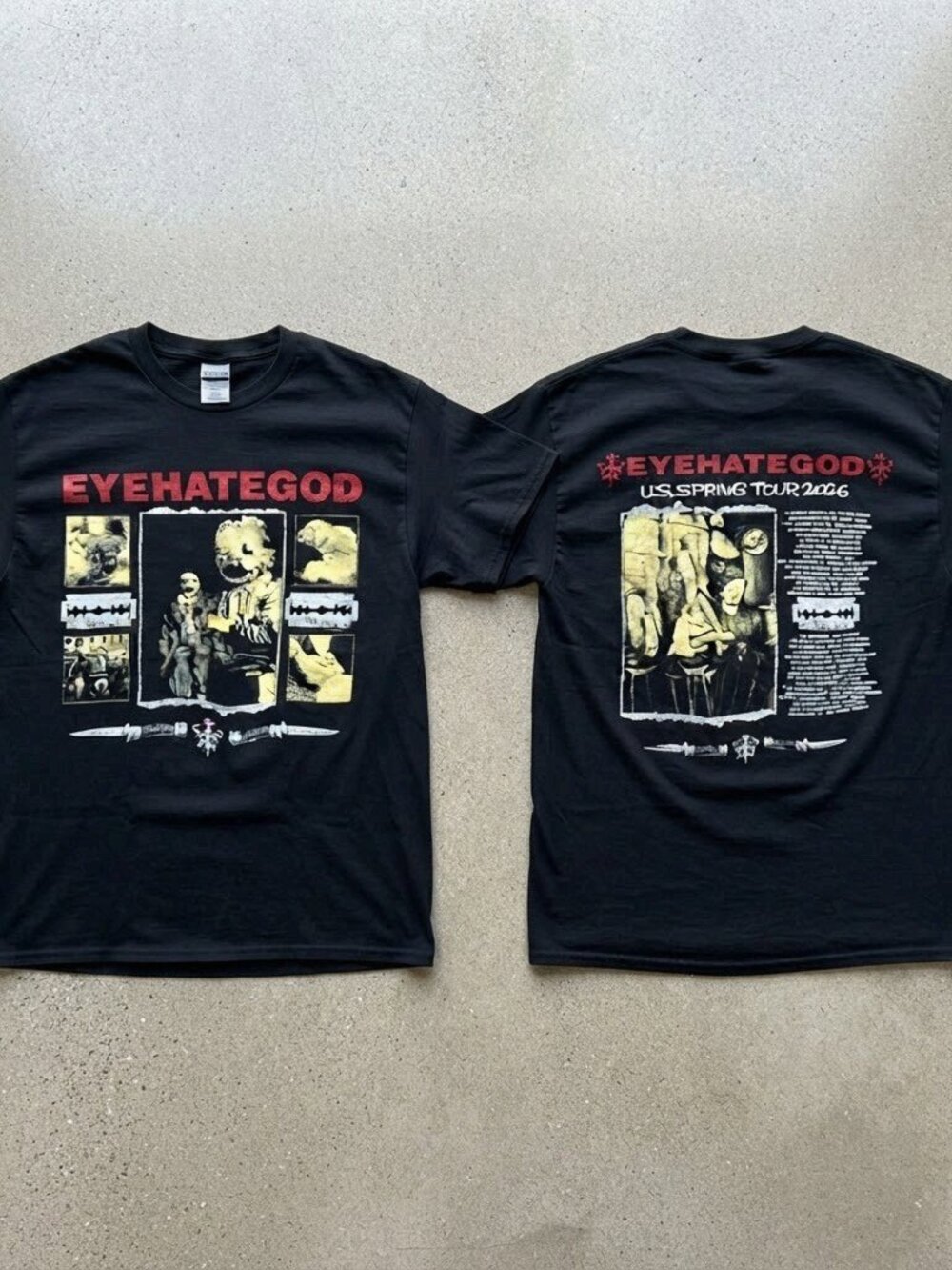 Eyehategod US Spring Tour 2026 Black T-Shirt S-4XL